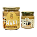 Dúo Equa Noa: frasco de 450 g de Mantequilla de Maní Cremosa junto a uno de 250 g de Crunch