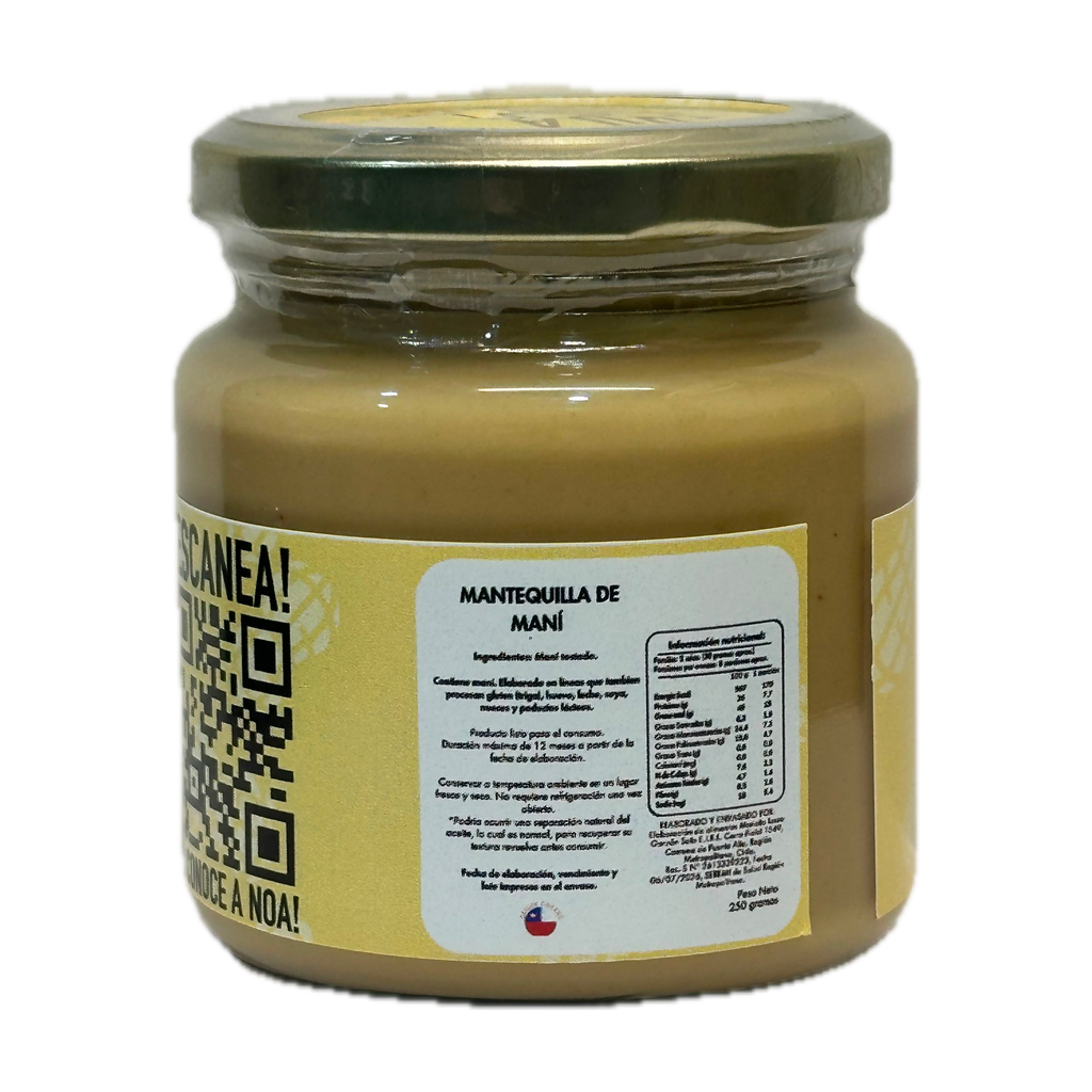 Mantequilla de Maní Cremosa 250 g