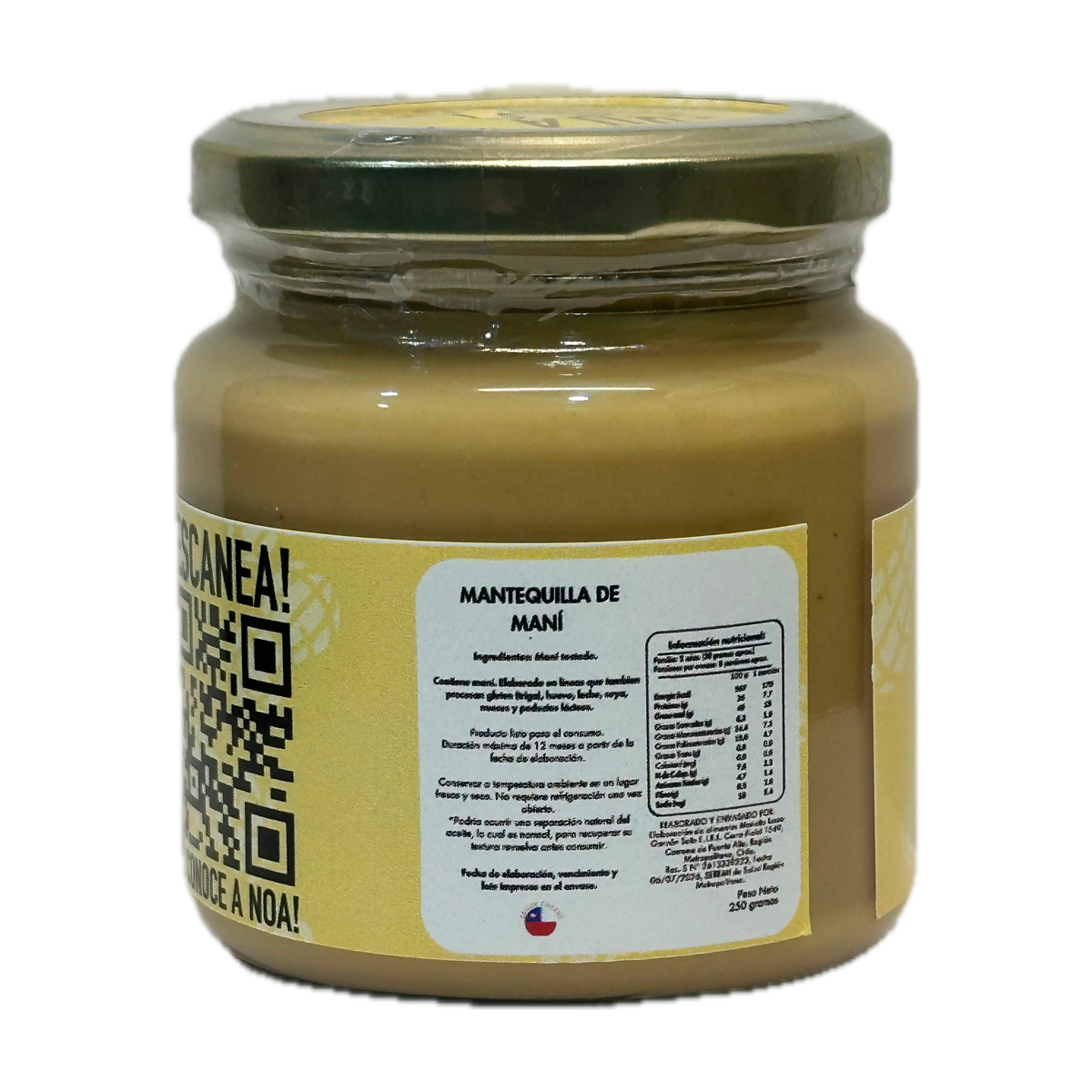 Mantequilla de Maní Cremosa 250 g