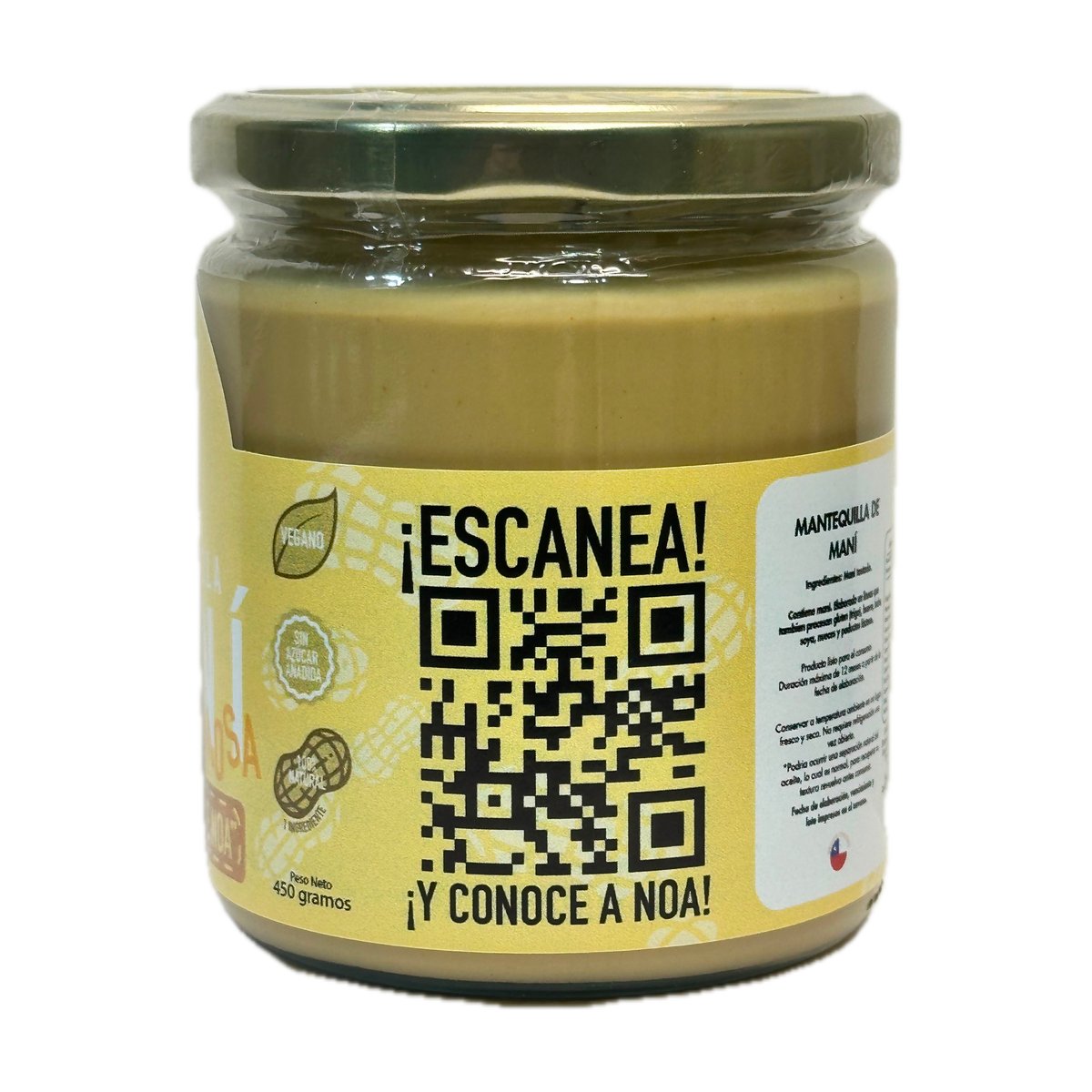 Mantequilla de Maní Cremosa 450 g